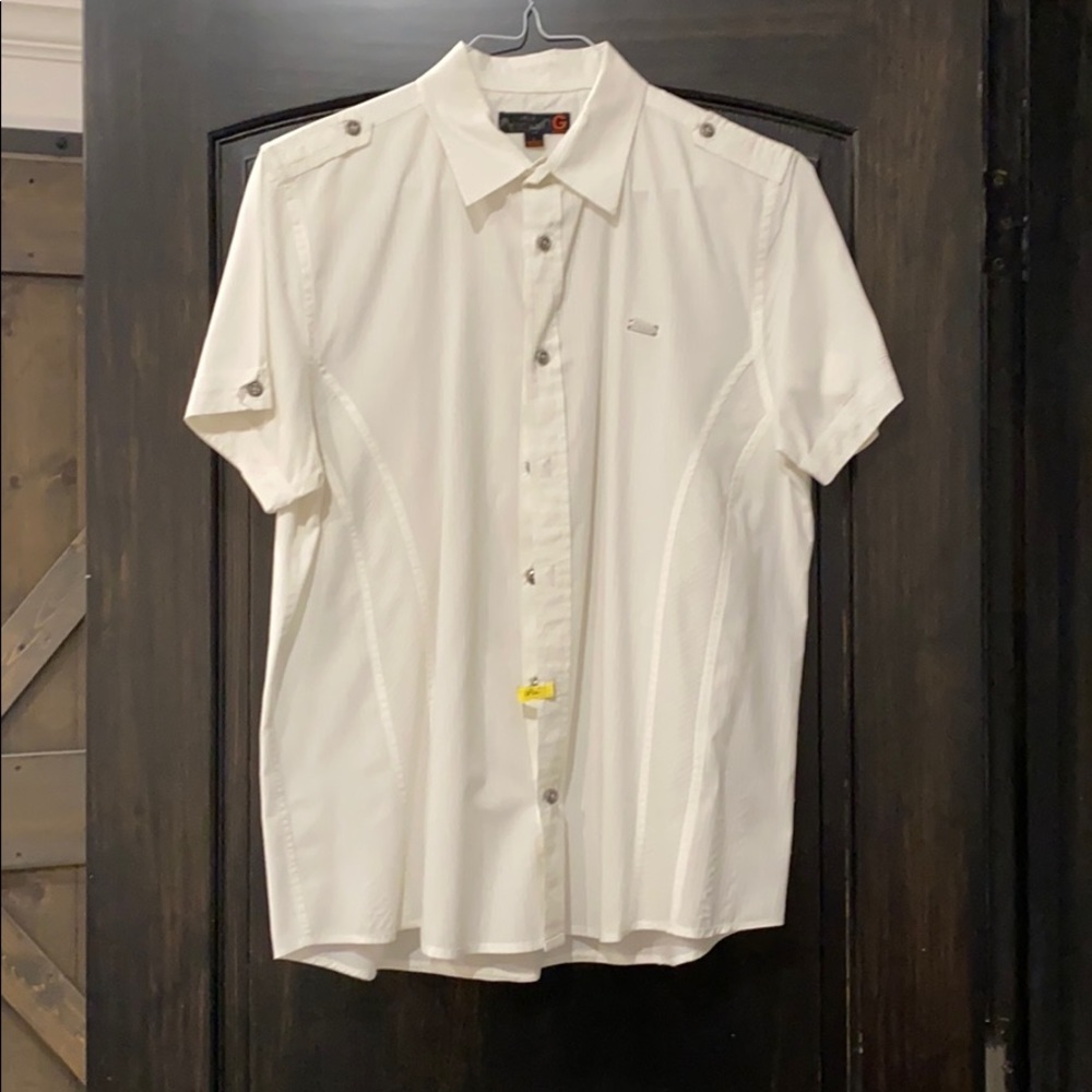 Guess Men’s Short Sleeve Button Up